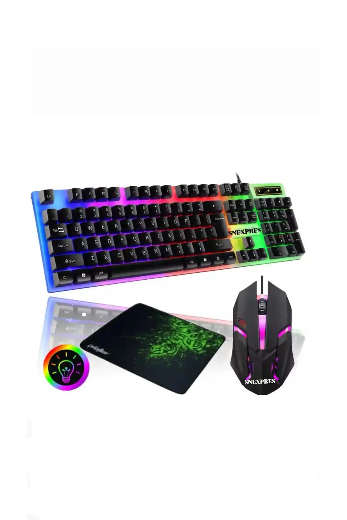 SNEXPRES 2in1 ve XİRA Metal Kasa Oyuncu Klavye ve Mouse Setleri Karşılaştırması