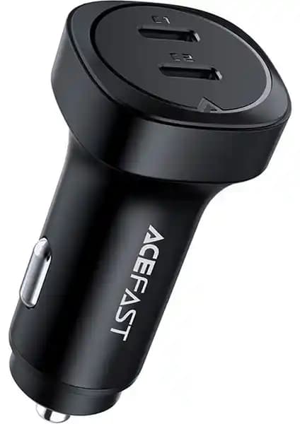 Acefast 72W 2X USB-C Hızlı Araç Şarj Aleti: Güçlü ve Güvenilir Seyahat Şarj Çözümü