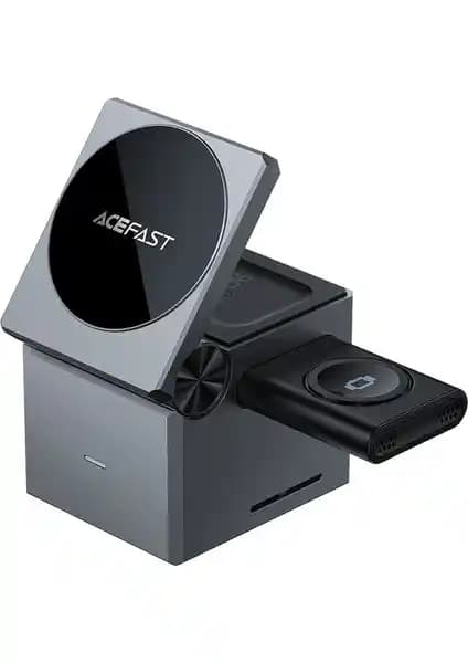 Acefast Katlanabilir Kablosuz Masaüstü Hızlı Şarj Standı Apple Ekosistemine Uyum Sağlayan Modern Çözüm