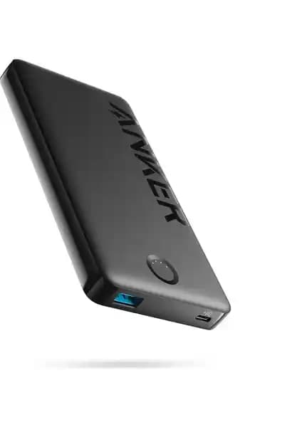 Anker 323 PowerCore 10K II Powerbank 10000mAh Taşınabilir ve Hızlı Şarj Özelliğiyle Günlük Kullanım