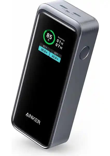 Anker Prime 12.000mAh 130W Taşınabilir Güç Bankası Hızlı Şarj Özellikleriyle Gücünüzü Yanınızda