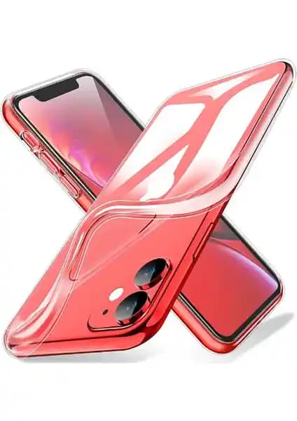 Apple iPhone 11 için İnce ve Şeffaf Silikon Koruma Kılıfı Yüksek Kalite ve Estetik Sağlar