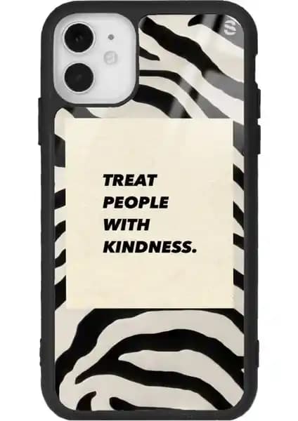 Apple iPhone 11 için Zebra Motifli Parlak Silikon Kılıf Şıklık ve Koruma Sağlar