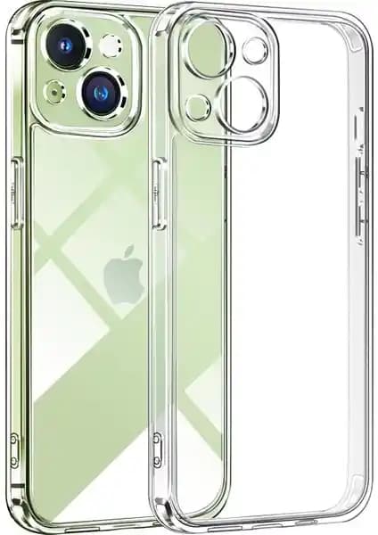 Apple iPhone 15 için şeffaf silikon kılıf yüksek koruma ve şıklık sağlar