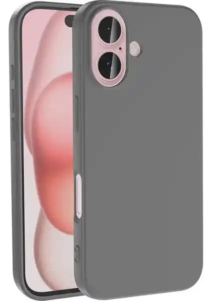 Apple iPhone 16 Plus için Şık ve Koruyucu Kadife Kaplamalı Kılıf Ürünü