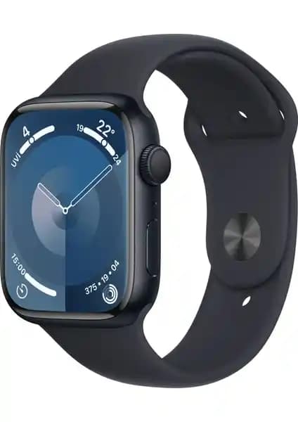 Apple Watch Seri 9 GPS 45MM Gece Yarısı Alüminyum Kasa Spor Kordon Özellikleri ve Kullanıcı Yorumları