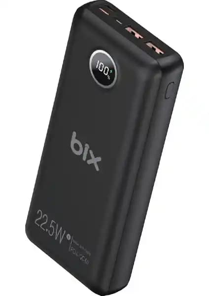 Bix PB201 Üç Portlu 20000mAh Taşınabilir Hızlı Şarj Powerbank Özellikleri ve İncelemesi