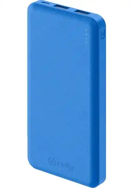 Celly Powerbank Energy 10.000mAh Mavi: Taşınabilir Şarj Cihazı ile Günlük Enerji Kaynağı