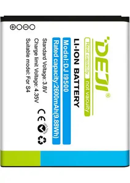 Deji Galaxy S4 Uyumlu Mucize Batarya ile Güç ve Dayanıklılık Artırma