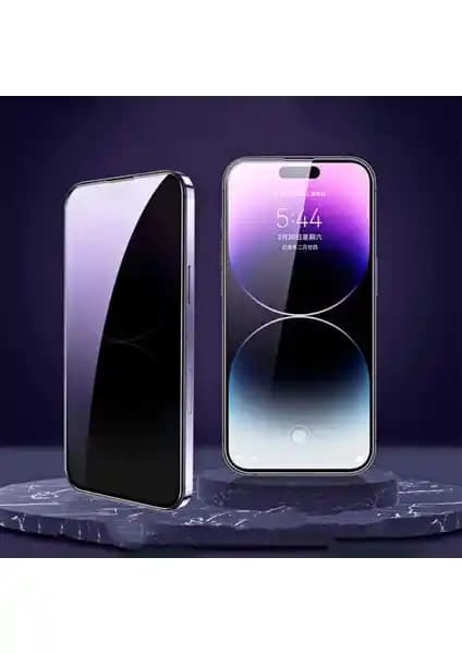 Fibaks Apple iPhone 14 Pro Max Uyumlu Hayalet Ekran Koruyucu İnce ve Güçlü Tasarım
