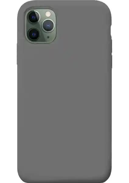 FitCase iPhone 11 Nano Lansman Silikon Kılıf Gri Estetik ve Koruma Sunar