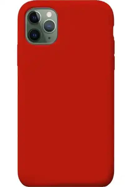 FitCase Nano Lansman Silikon iPhone 11 Kılıfı Kırmızı Şık ve Koruyucu Tasarım