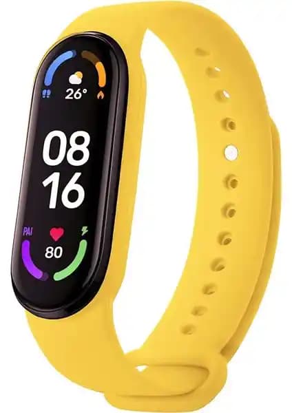 Furenfa Xiaomi Mi Band 5 ve 6 Uyumlu Silikon Kordonları Dayanıklı ve Renkli Alternatifler