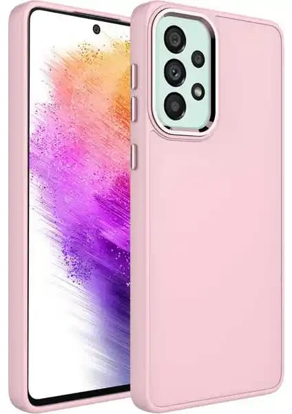 Galaxy A23 Uyumlu Metal Çerçeveli Renkli Lansman Kılıfı ile Şıklık ve Koruma