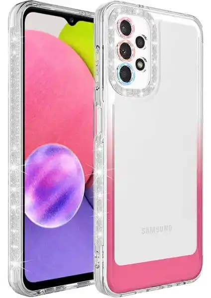 Galaxy A32 4G İçin Renk Geçişli Silikon Kılıf Estetik ve Dayanıklı Koruma Sağlar