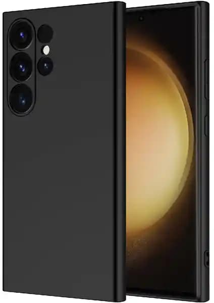 Galaxy S24 Ultra için Şık ve Koruyucu Mara Lansman Kılıfı Siyah