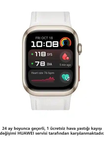 Huawei Watch D2 Altın Beyazı Kompozit Deri ile Modern ve Sağlıklı Akıllı Saat Çözümü