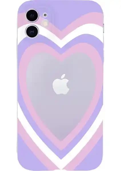 iPhone 11 Purple Heart Premium Silikon Kılıfı ile Şıklık ve Koruma Bir Arada
