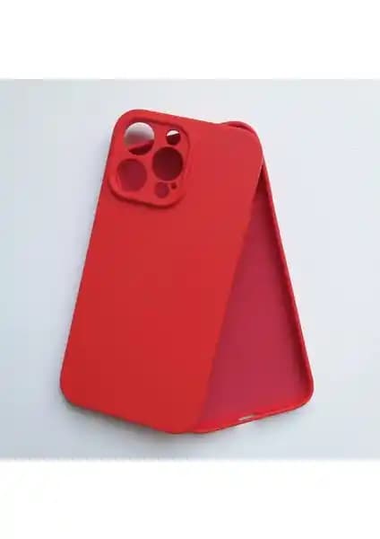 iPhone 14 Pro için Kadife Dokulu Esnek Silikon Kılıf Kamera Koruma Özelliğiyle Güçlü Koruma Sağlar