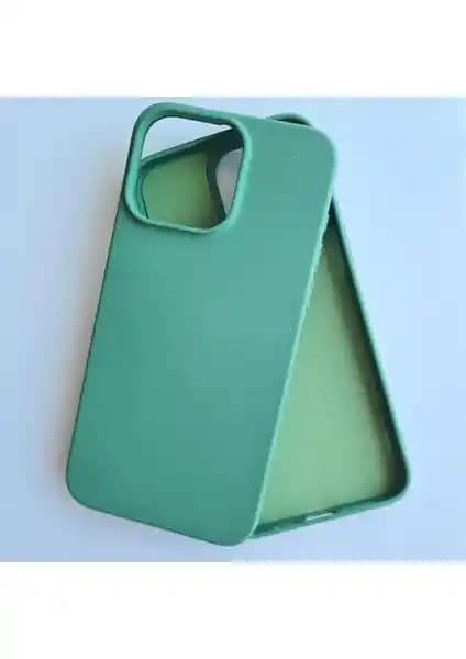 iPhone 15 Pro için Kadife Esnek Silikon Kılıfı Şık ve Koruyucu Tasarım