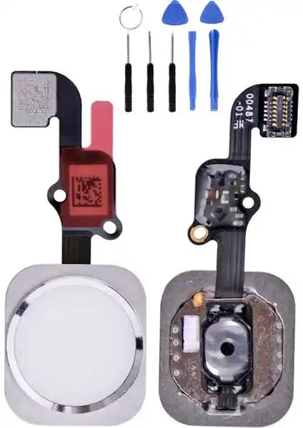 iPhone 6s Uyumlu Home Tuş Bordu ve Tamir Seti Mavi Renkli Pratik Onarım Çözümü
