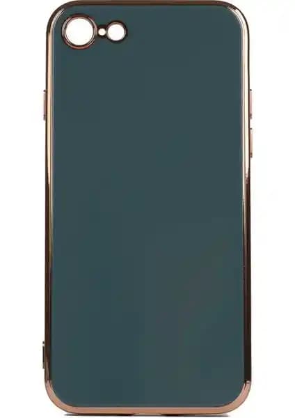 iPhone SE 2022 için Parlak Kenarlı Silikon Kılıf Estetik ve Koruyucu Özelliklerle