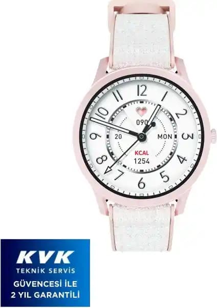 Kieslect Lora Pembe Akıllı Saat Şık Tasarım ve Gelişmiş Özelliklerle Dolup Taşıyor