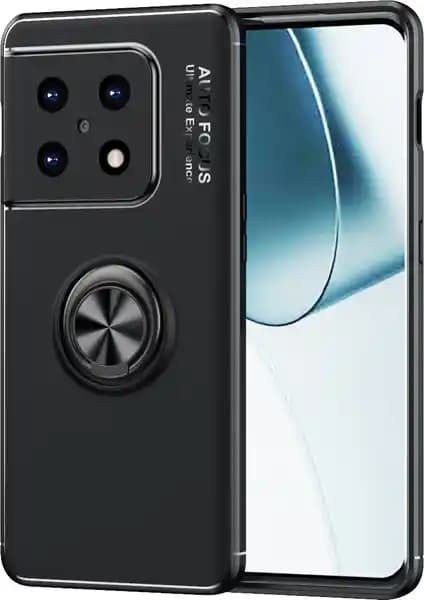 KNY One Plus 10 Pro Yüzüklü Manyetik Silikon Kılıf: Şık ve Koruyucu Telefon Aksesuarı