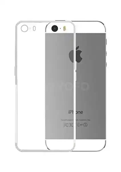 Kvy iPhone 5s Kamera Koruyucu Silikon Kılıfı Şık ve Dayanıklı Tasarım