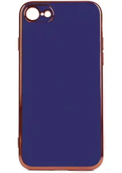 Kvy iPhone SE 2020 Parlak Kenarlı Silikon Kılıf: Şıklık ve Koruma Bir Arada