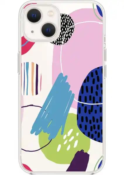 Moodcase Apple iPhone 13 Art Design Desenli Silikon Kılıfı ile Şıklık ve Koruma Bir Arada