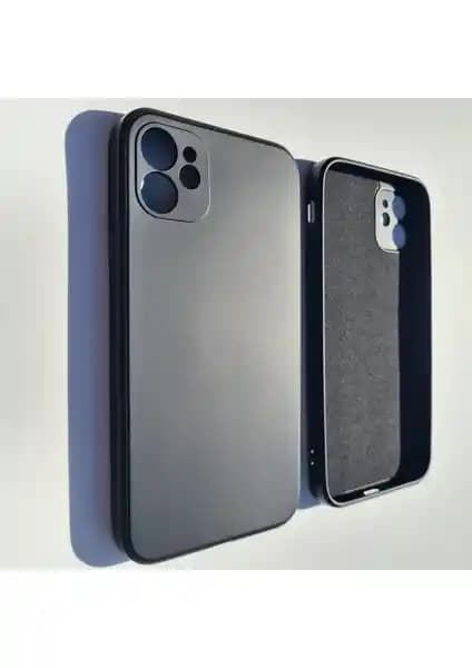 Pirok Store iPhone 11 Uyumlu Köşeli Silikon Kılıf Modern ve Koruyucu Tasarım