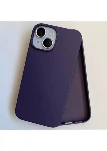 Pirok Store iPhone 15 Uyumlu Kadife Dokulu Silikon Kılıfı Şık ve Dayanıklı Koruma Çözümü