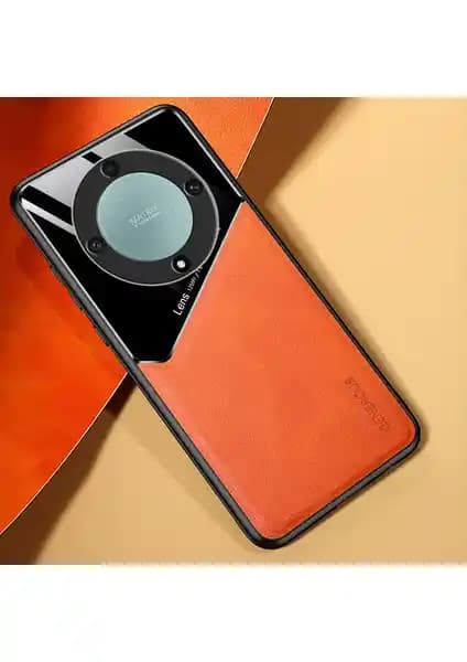 Qichengda Honor X9A için Şık ve Dayanıklı Manyetik Emme Dikiş Deri Kılıfı