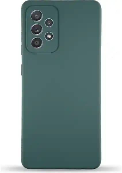 Samsung Galaxy A32 İçin Kadife İç Yüzeyli Silikon Kılıf Şık ve Koruyucu Tasarım