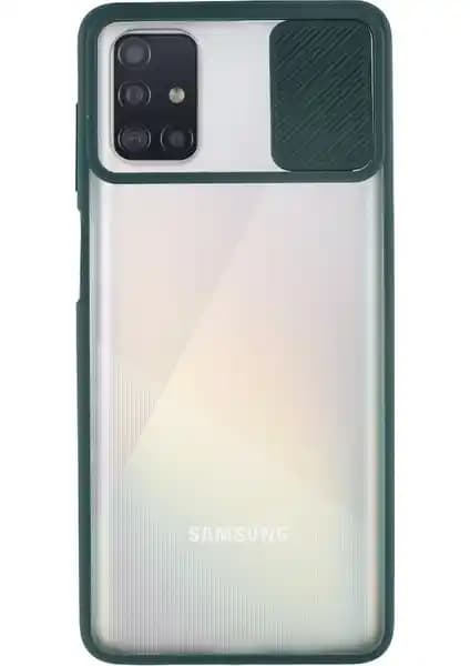 Samsung Galaxy A51 için Şık ve Koruyucu Açılır Kapanır Kamera Lens Kılıfı
