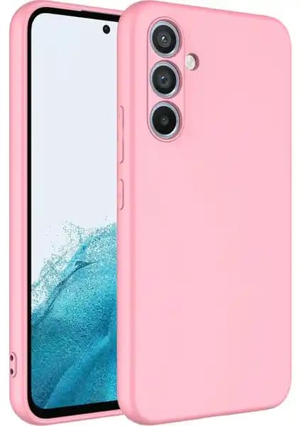 Samsung Galaxy A54 İçin Kadife İç Yüzeyli Silinebilir Pembe Kılıfasyonları ve Özellikleri