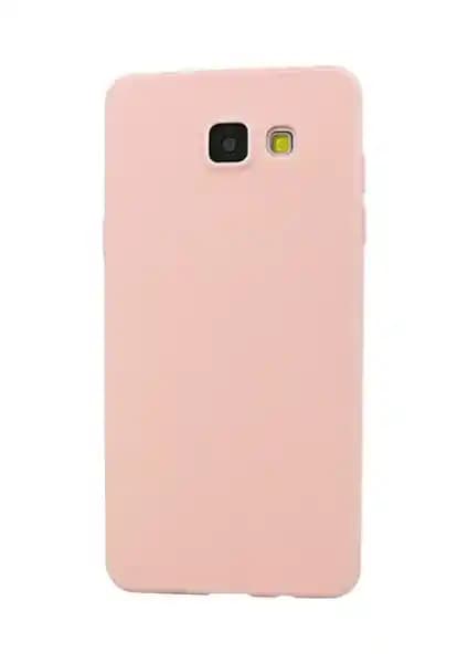 Samsung Galaxy J7 Prime için İnce Silikon Kılıf Rose Gold Estetik ve Koruyucu