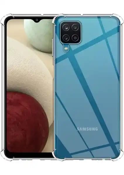 Samsung Galaxy M12 için Şeffaf Silikon Kılıf Darbe Koruma ve Estetik Sağlar