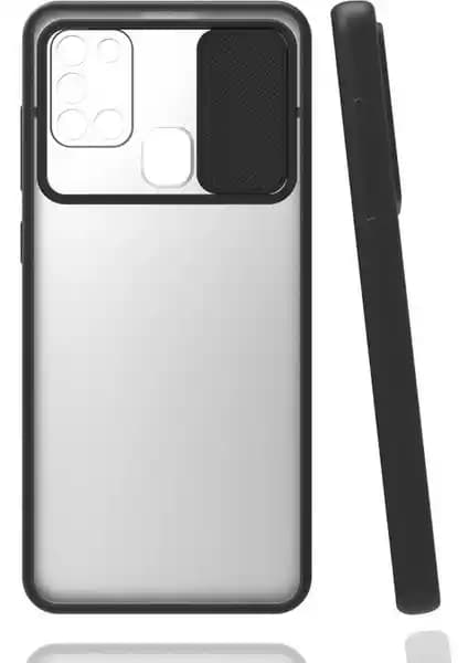 Samsung Galaxy M31 İçin Şık ve Dayanıklı Kaydırmalı Kamera Kapağı Koruyucu Kılıf