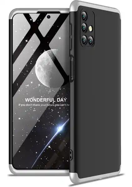 Samsung Galaxy M31S İçin 3 Parça 360 Derece Ays Kapak Güçlü ve Estetik Koruma Çözümü