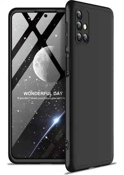 Samsung Galaxy M31S için 3 Parça 360 Zore Ays Kapak Kılıfı Yüksek Koruma ve Şık Tasarım