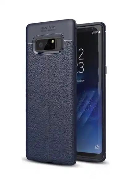 Samsung Galaxy Note 8 İçin Şık ve Dayanıklı Deri Görünümlü Silikon Kılıf Ürün Tanıtımı