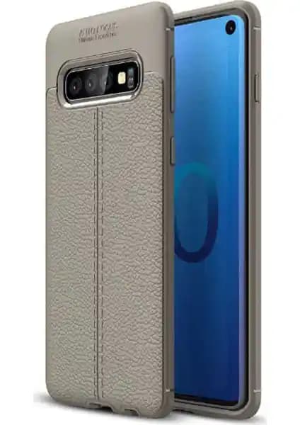 Samsung Galaxy S10 için Rugan Armor Deri Görünümlü Kılıf - Şıklık ve Koruma Bir Arada