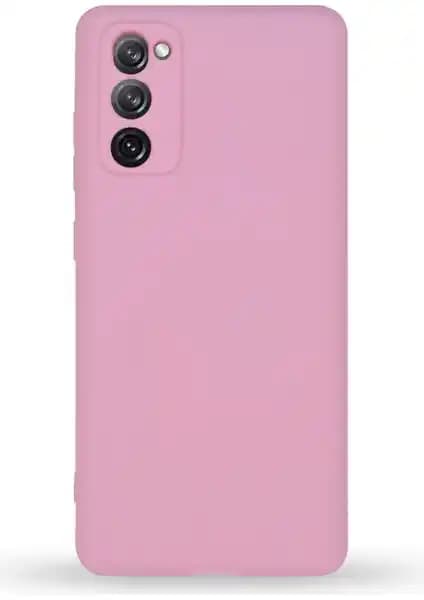 Samsung Galaxy S20 FE için Kadife İç Kaplamalı Silikon Kılıf Şık ve Koruyucu Tasarım