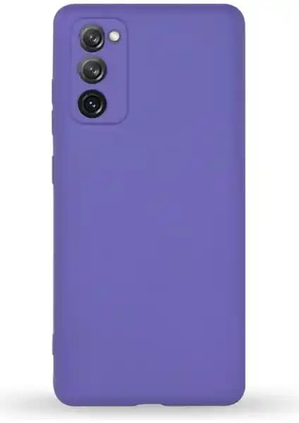 Samsung Galaxy S20 FE için Mor Silikon Kılıf Şıklık ve Güvenlik Bir Arada