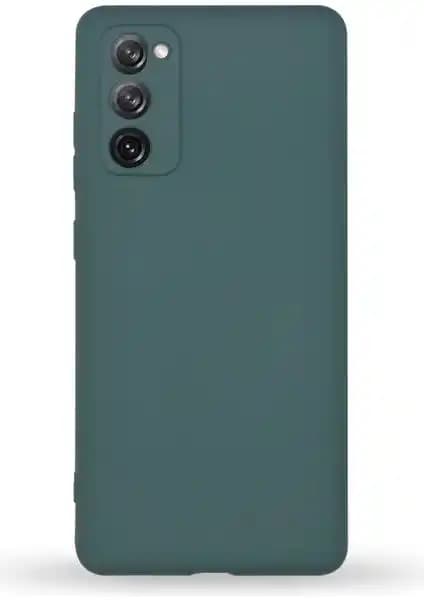 Samsung Galaxy S20 FE için şık ve koruyucu kadife iç yüzeyli silikon telefon kılıfı