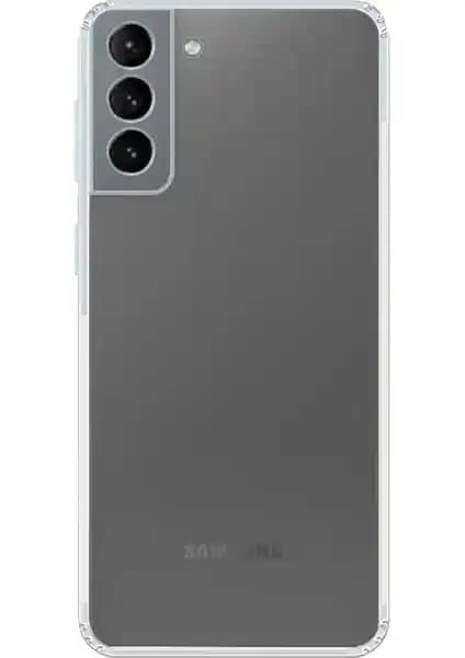 Samsung Galaxy S21 5G için Şeffaf Silikon Kılıf Güçlü Koruma ve Şık Tasarım Sunar