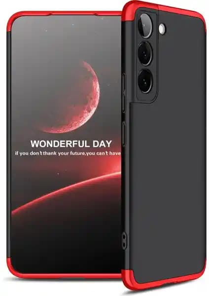 Samsung Galaxy S22 için dayanıklı ve şık üç parçalı koruma kılıfı