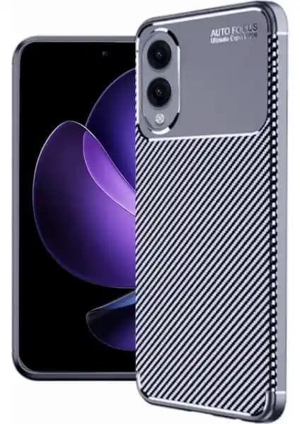 Samsung Galaxy S25 Edge için Moveteck Karbon Fiber Kılıfı Güçlü Koruma ve Modern Tasarım